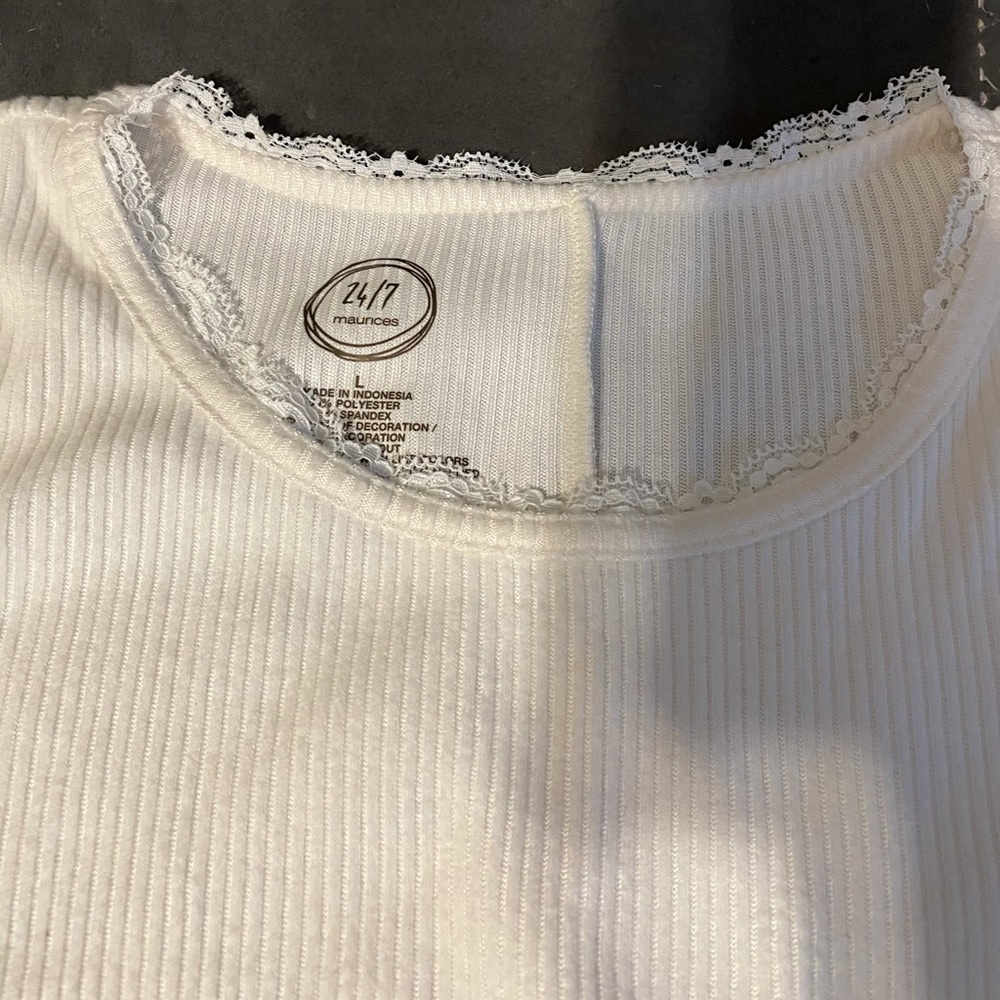 Super soft ribbed long sleeved shirt